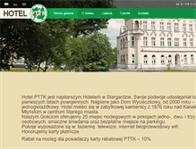 Tablet Screenshot of hotelpttk.pl
